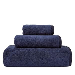 Matouk Milagro Towel Set - Fingertip Towels, Navy